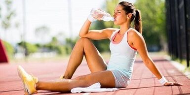 d'Erhalen vun engem Drénkregime a richteg Ernärung